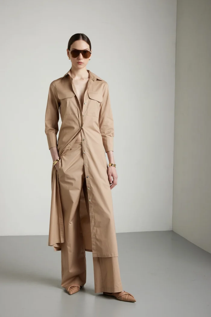 Abito chemisier stretch