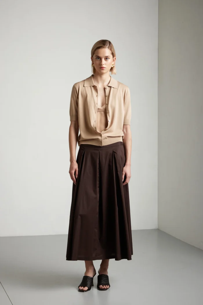 Camicia manica a tre quarti