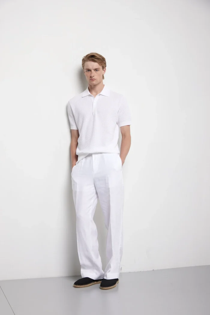 Polo manica corta in puro cotone