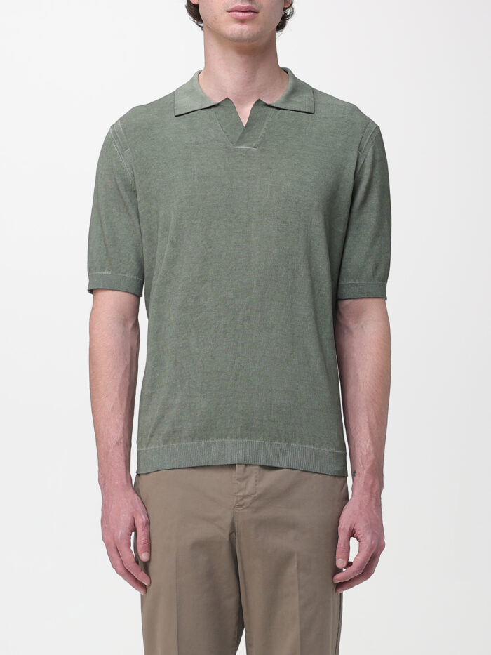 Polo manica corta lavata in cotone