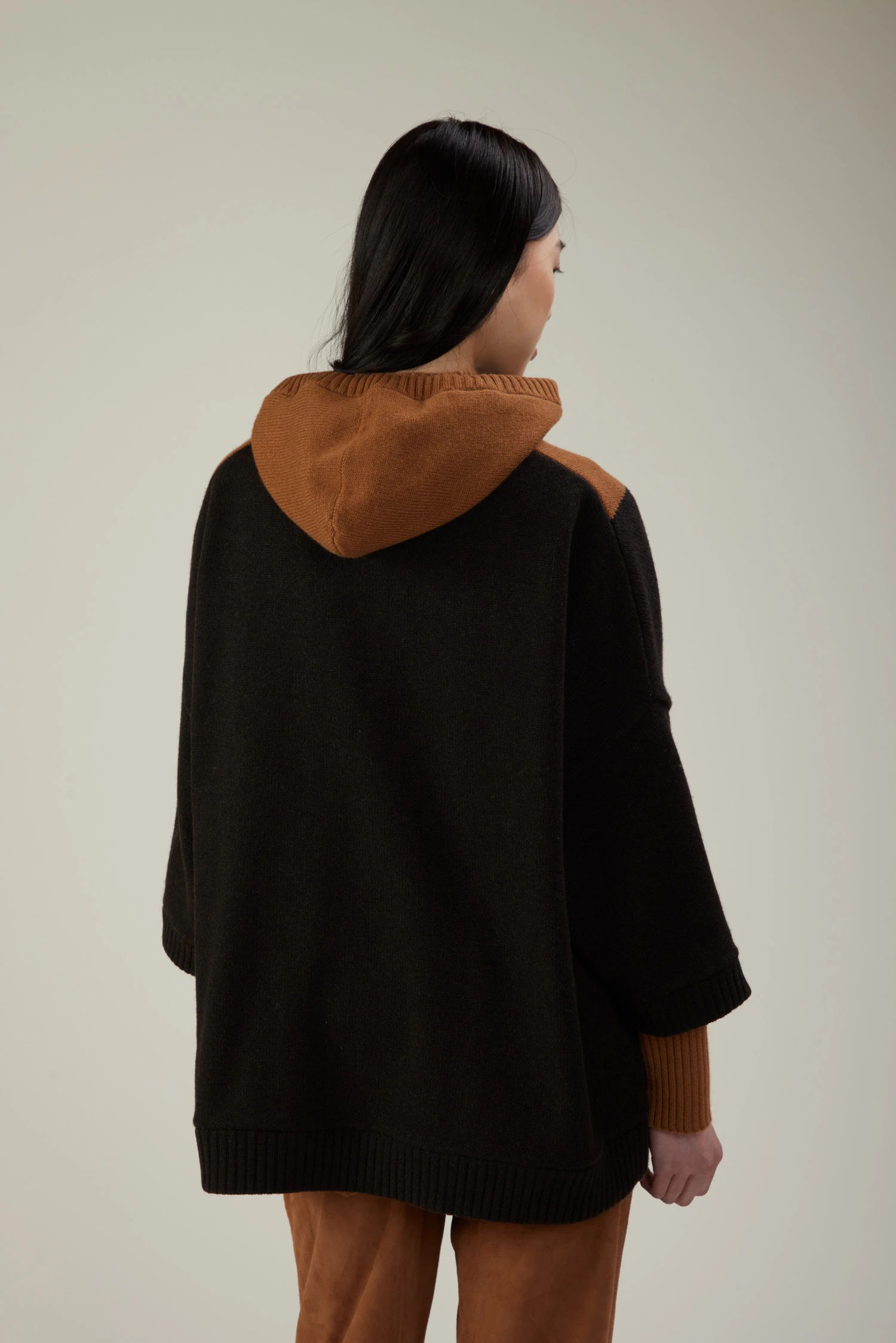 Cappa double in lana e cashmere - immagine 3