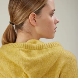 Felpa oversize con cappuccio in cotone e alpaca - Thumbnail Image 3