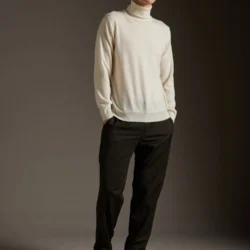 Maglia dolcevita in cashmere - Thumbnail Image 1