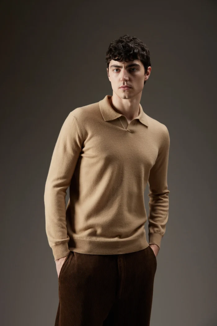 Polo skipper in lana