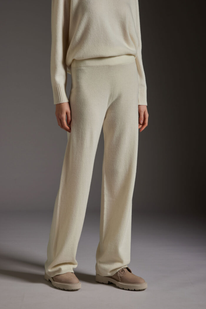 Pantalone Palazzo In Lana e Cashmere