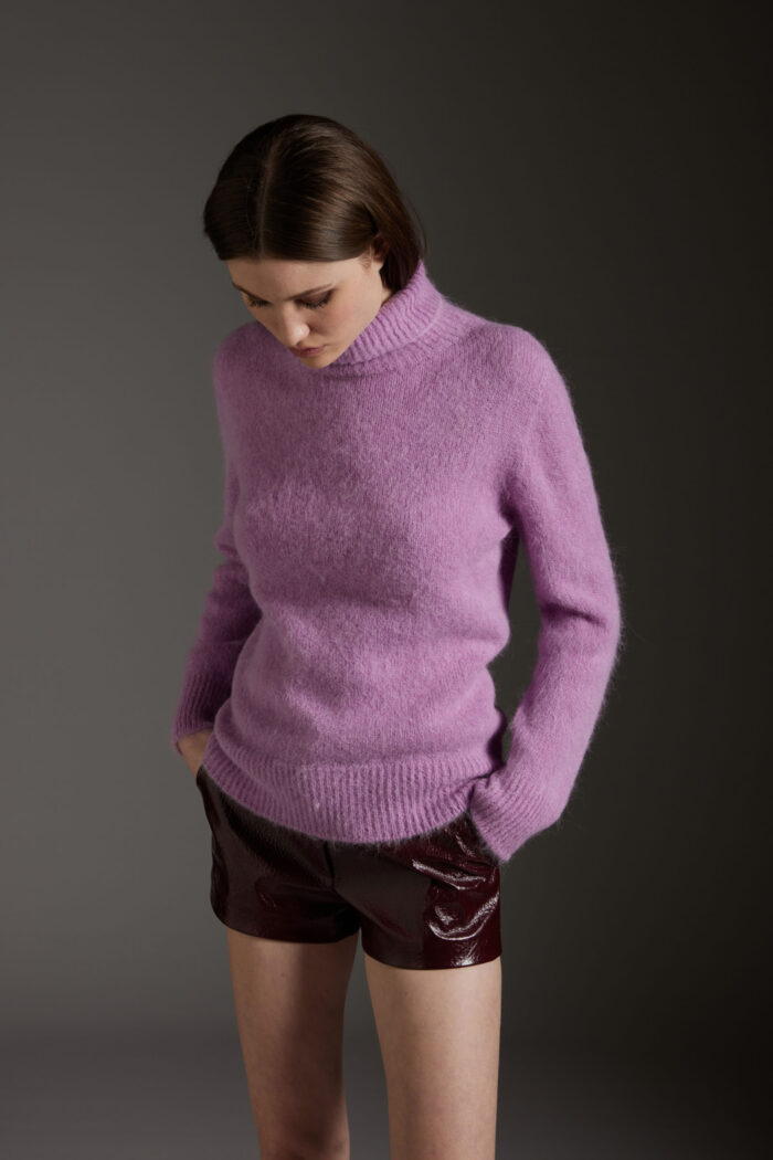 Maglia Dolcevita In Alpaca