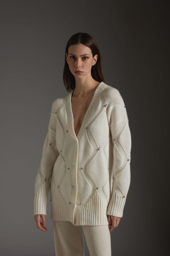 Cardigan Con Losanghe
