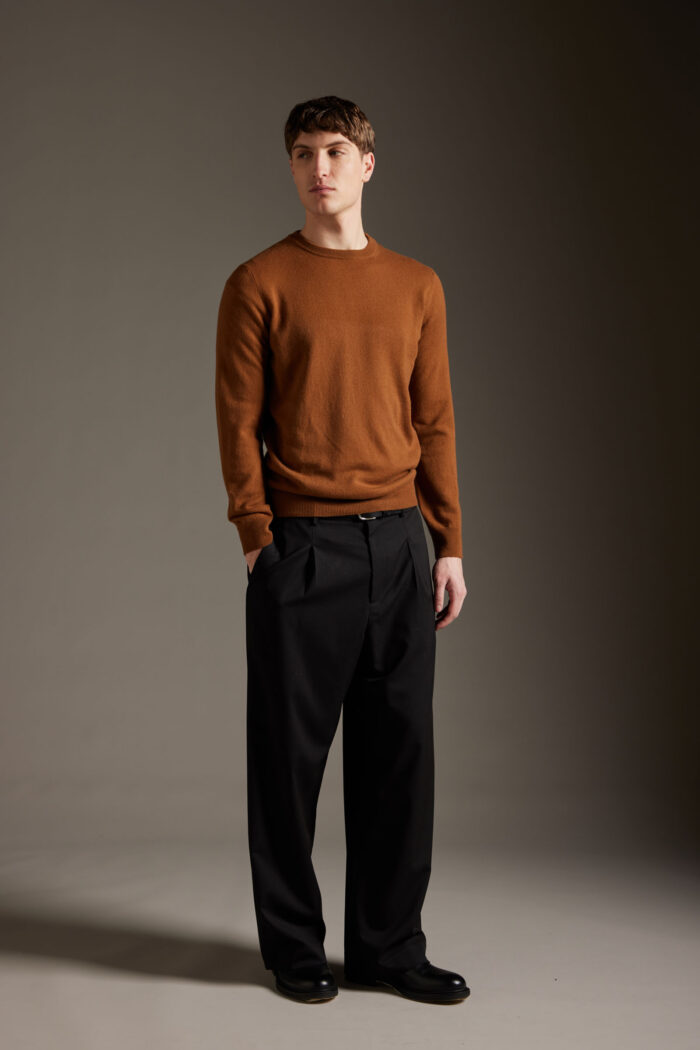 Maglia Girocollo in Lana e Cashmere