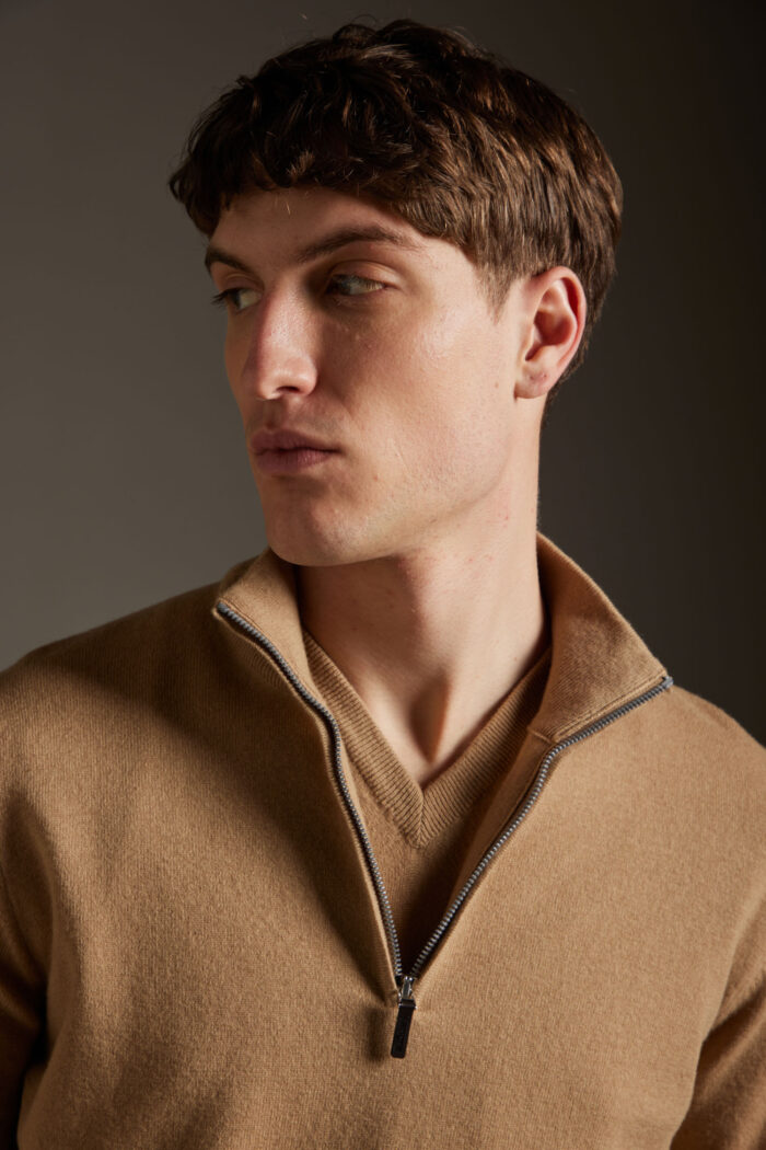 Maglia Collo Alto in Lana e Cashmere