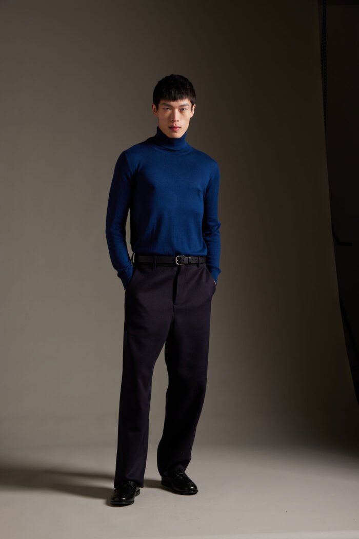 Maglia Dolcevita in Seta e Cashmere