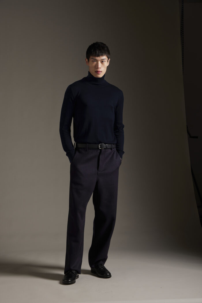 Maglia Dolcevita in Seta e Cashmere
