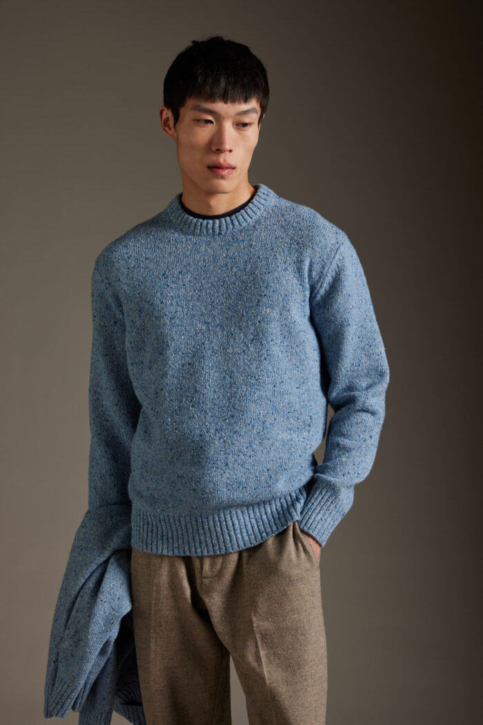 Maglione Girocollo Bottonato